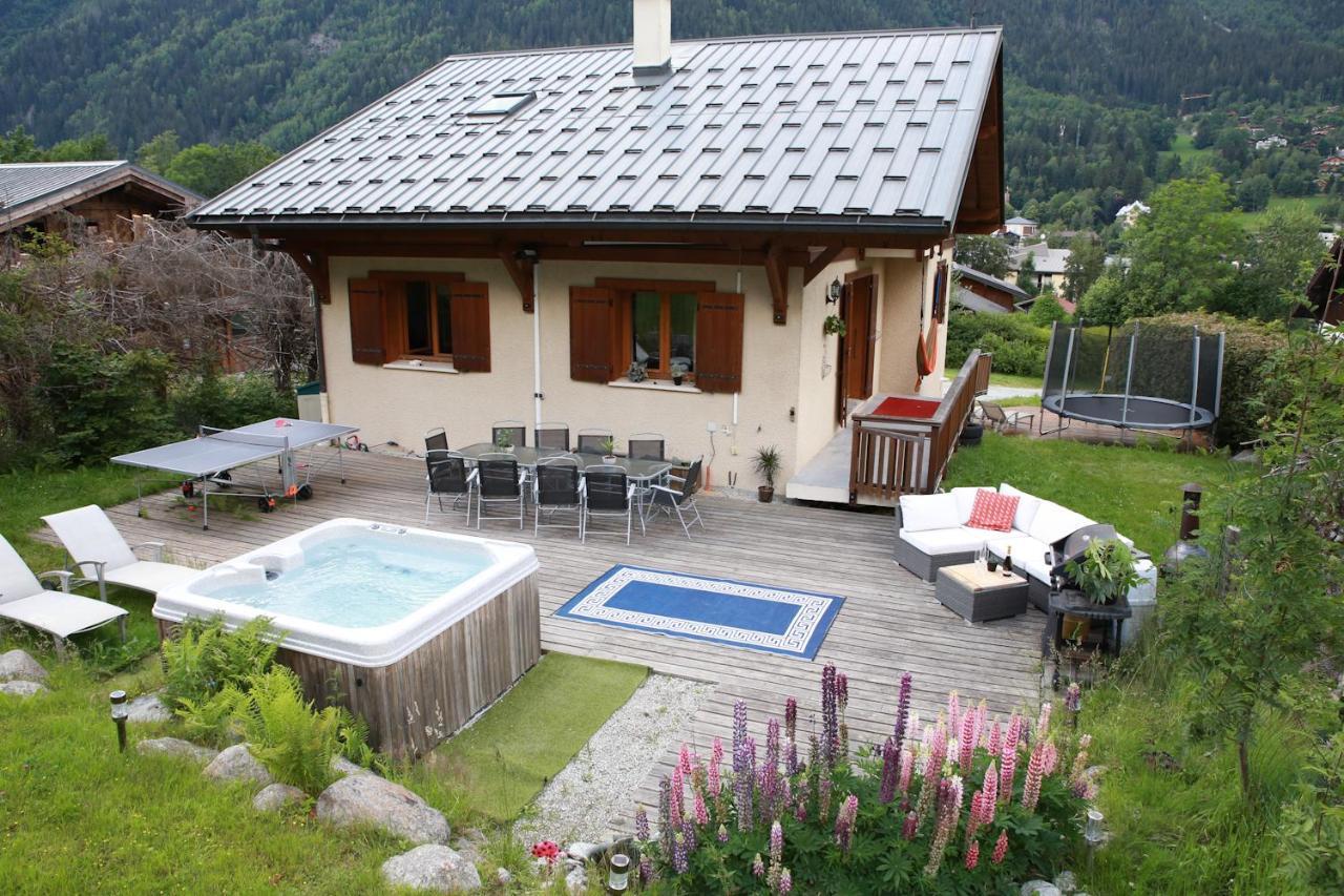 Chamonix Large Chalet, Sleeps 12, 200M2, 5 Bedroom, 4 Bathroom, Garden, Jacuzzi, Sauna Eksteriør billede