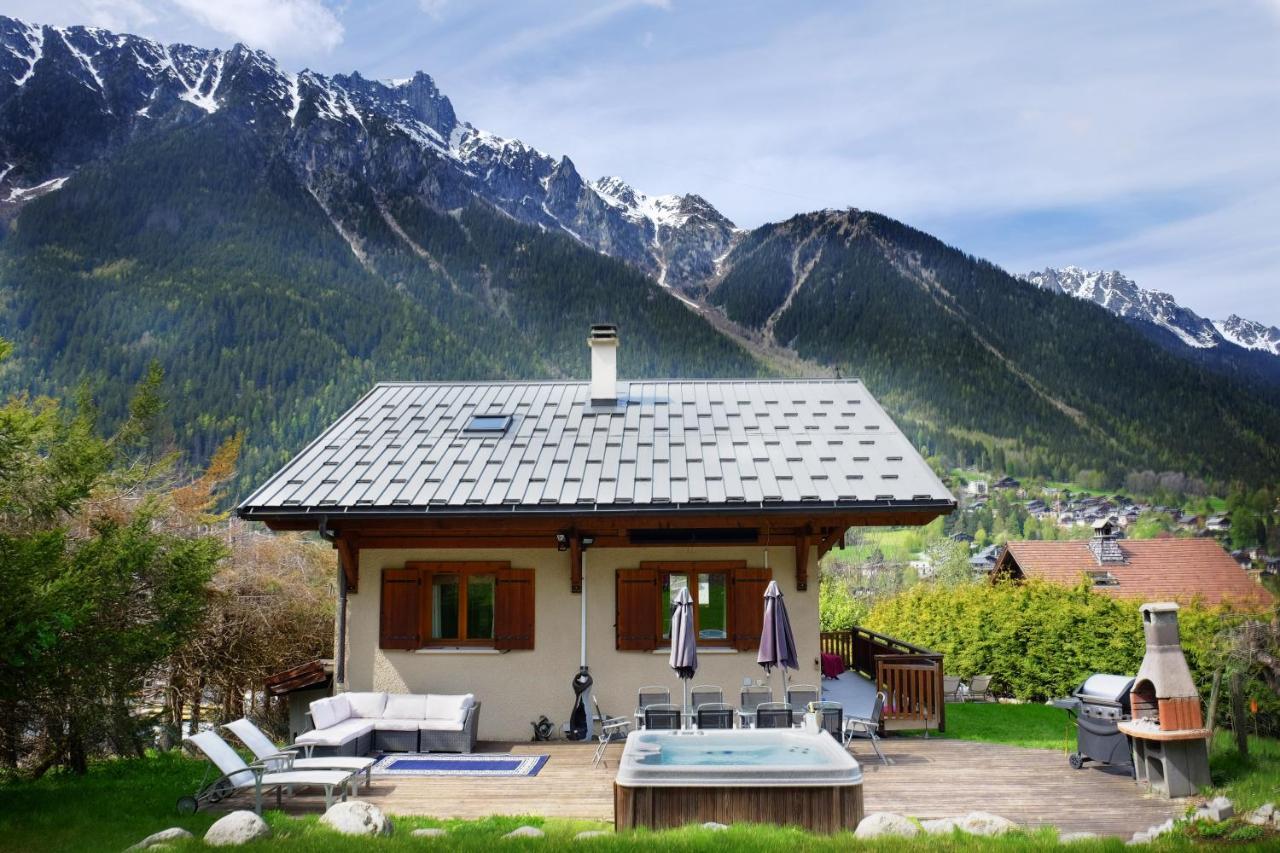 Chamonix Large Chalet, Sleeps 12, 200M2, 5 Bedroom, 4 Bathroom, Garden, Jacuzzi, Sauna Eksteriør billede